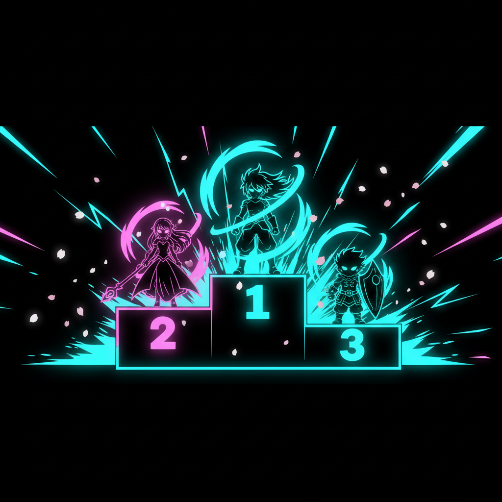 Pódio dos melhores animes da primavera 2026