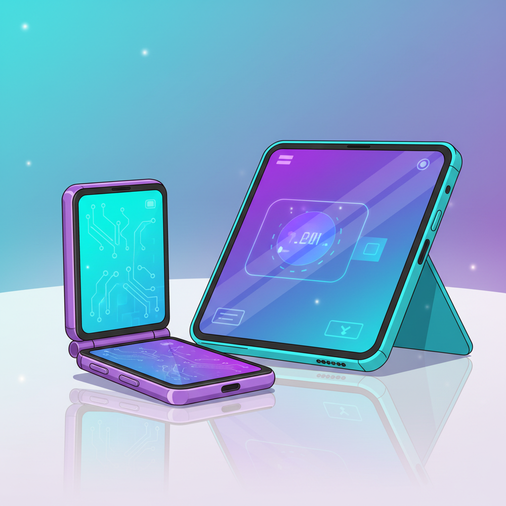Comparativo de smartphones dobráveis fold e flip em 2026