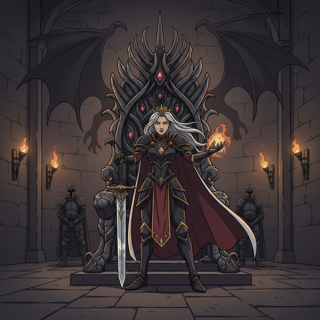 Rhaenyra Targaryen e o Trono de Ferro na 3ª temporada de House of the Dragon