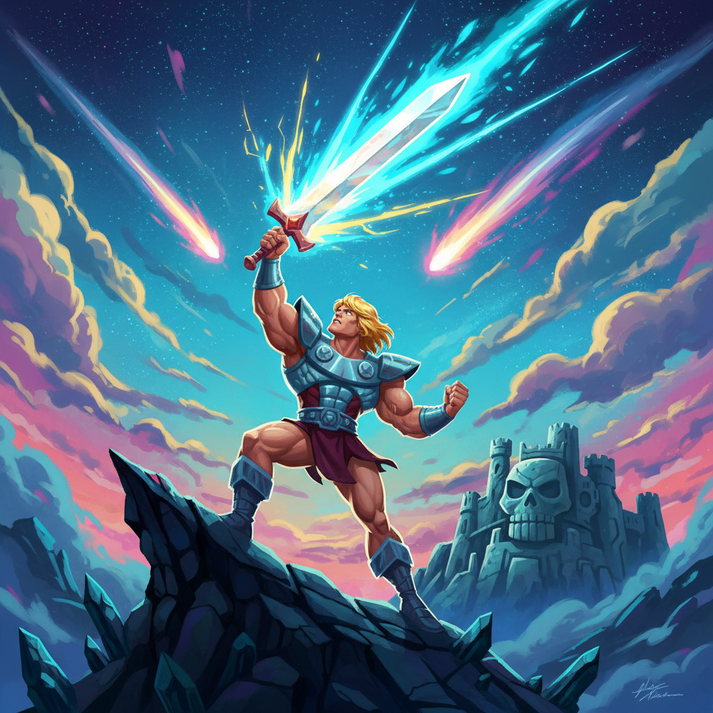 Mestres do Universo 2026 He-Man espada do poder