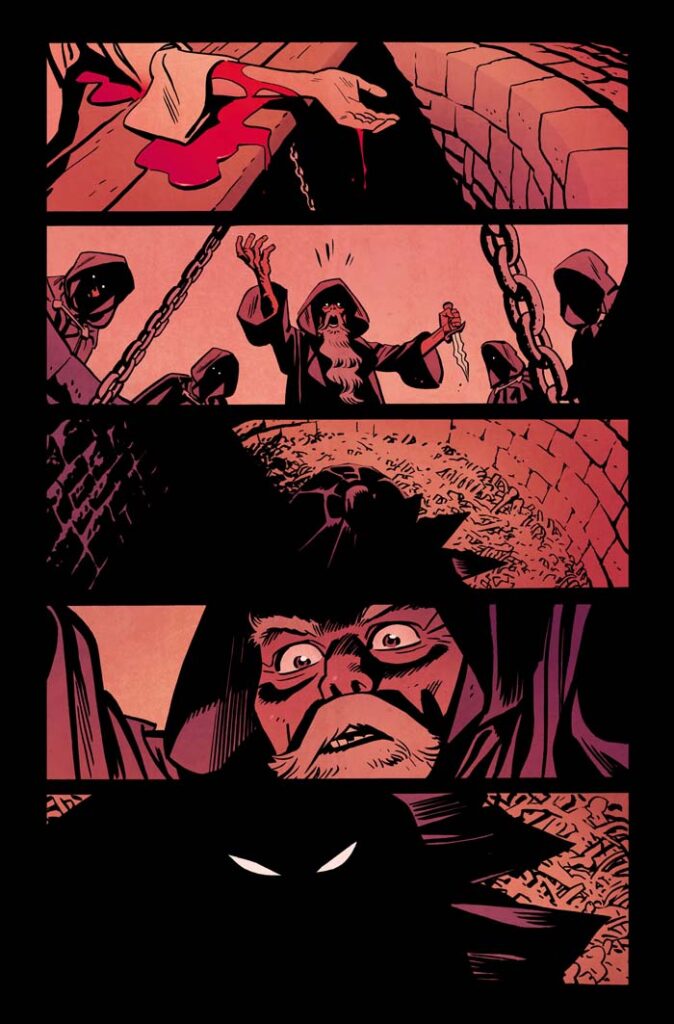 Arte interna de Batman & Robin: Year One – Dynamic Duos por Chris Samnee