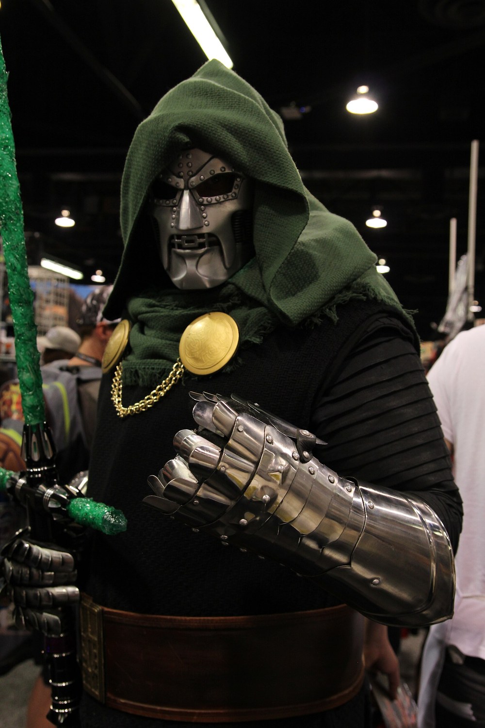 Cosplay do Doutor Destino, que se alia a Darth Vader em Hope Assembles
