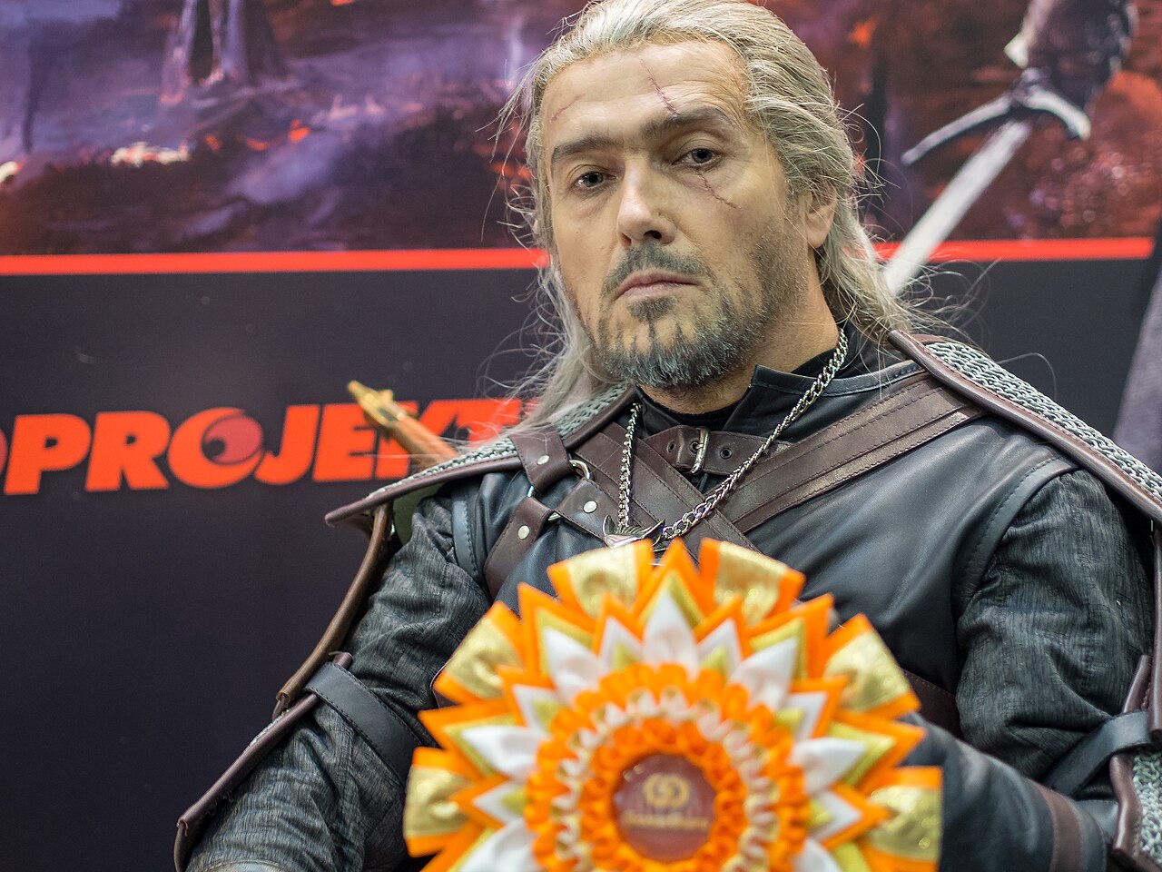 Valery as Geralt from Witcher 3 at Igromir 2013 (10101609736)