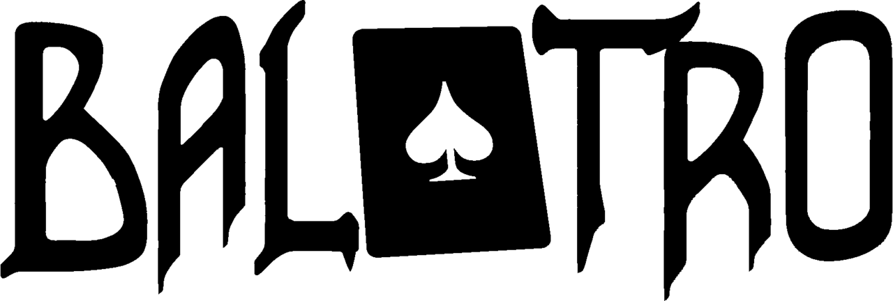 Balatro (2023) logo black (SGDB 108829)