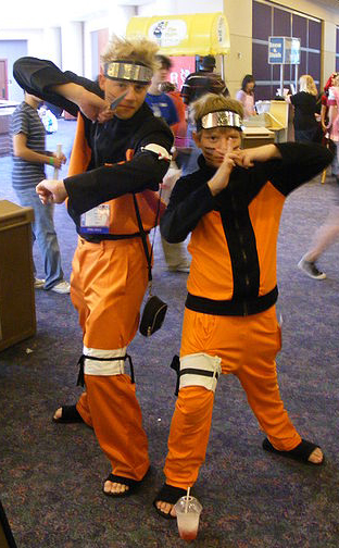 Cosplayers of Naruto Uzumaki, Naruto at AWA14 20080920