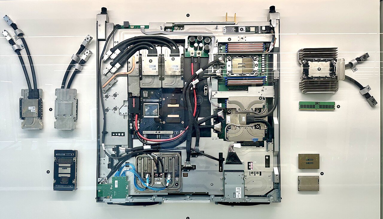 GPU blade with glycol cooling (54685994424)