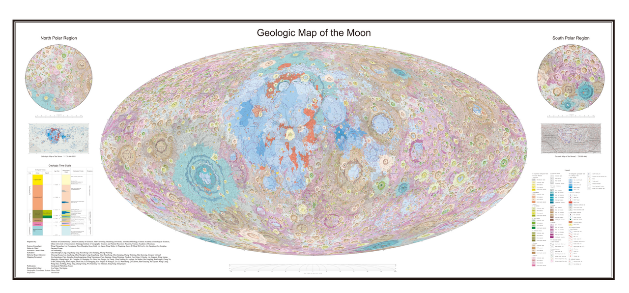 The geologic map of the Moon at 1-2.5M scale