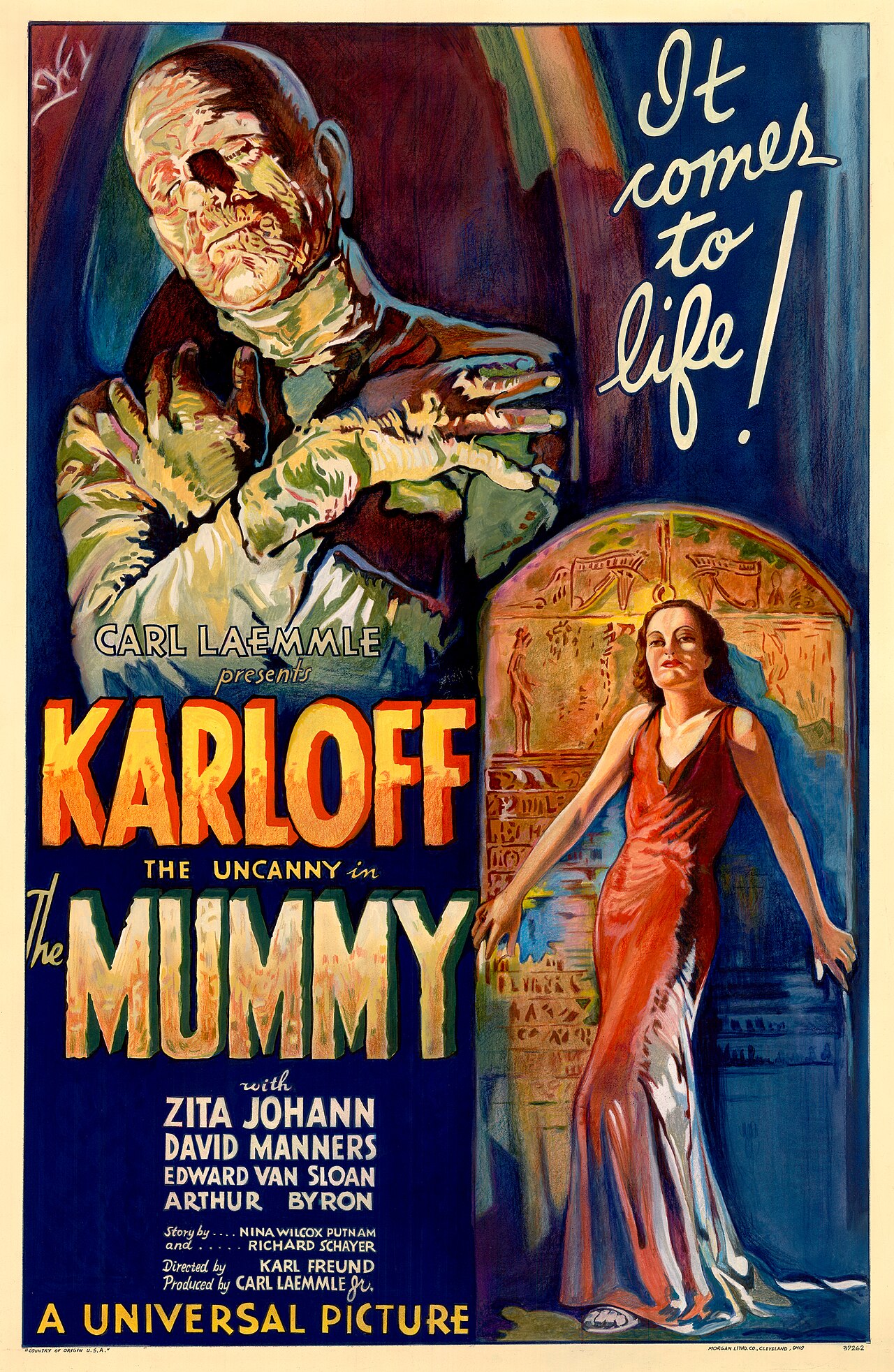The Mummy 1932 film poster