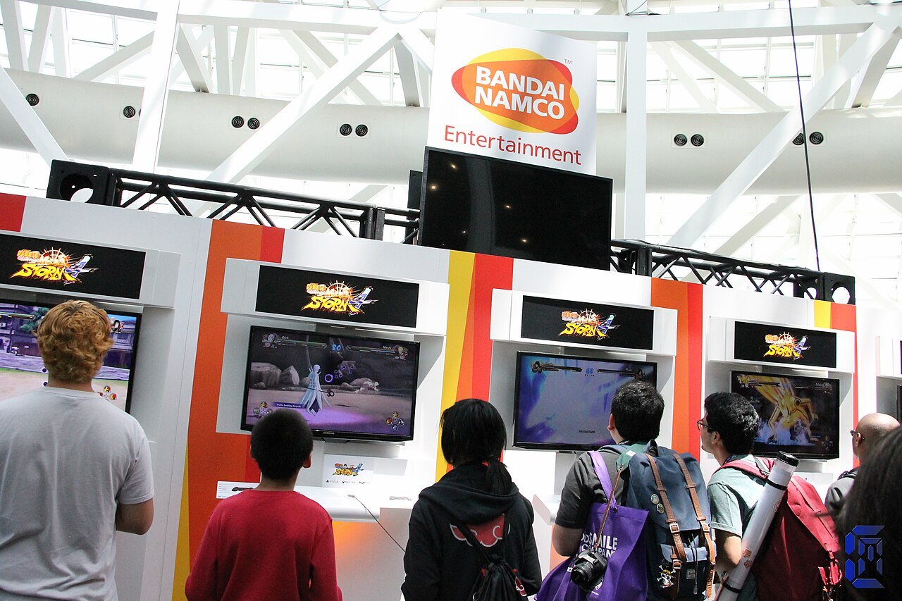 Bandai Namco Entertainment booth in Anime Expo 20150704