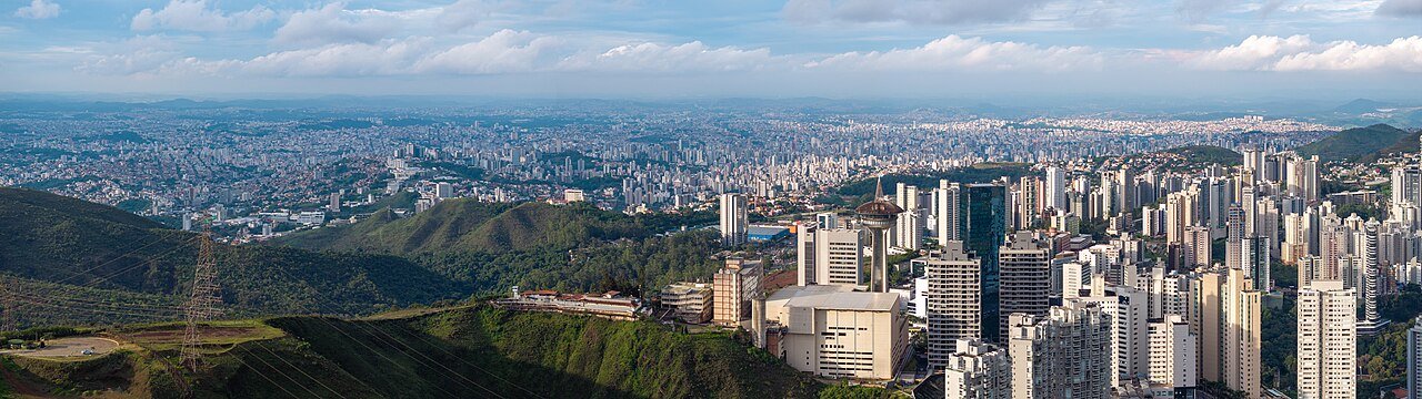 Belo Horizonte Brazil Skyline Aerial, December 2024